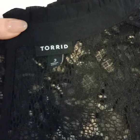 Lace, torrid blouse, 3x - Picture 7 of 8